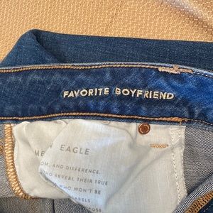American Eagle. Medium blue denim, super stretch. Size 18 short